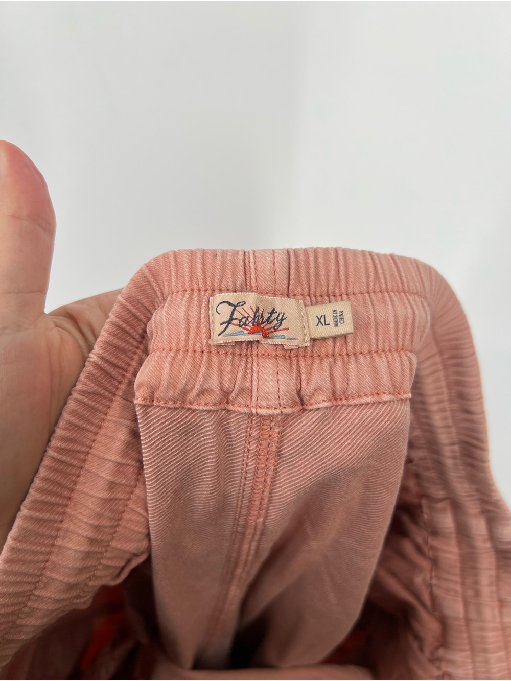 Faherty High Rise Pull-On Pants Drawstring - Picture 6 of 8